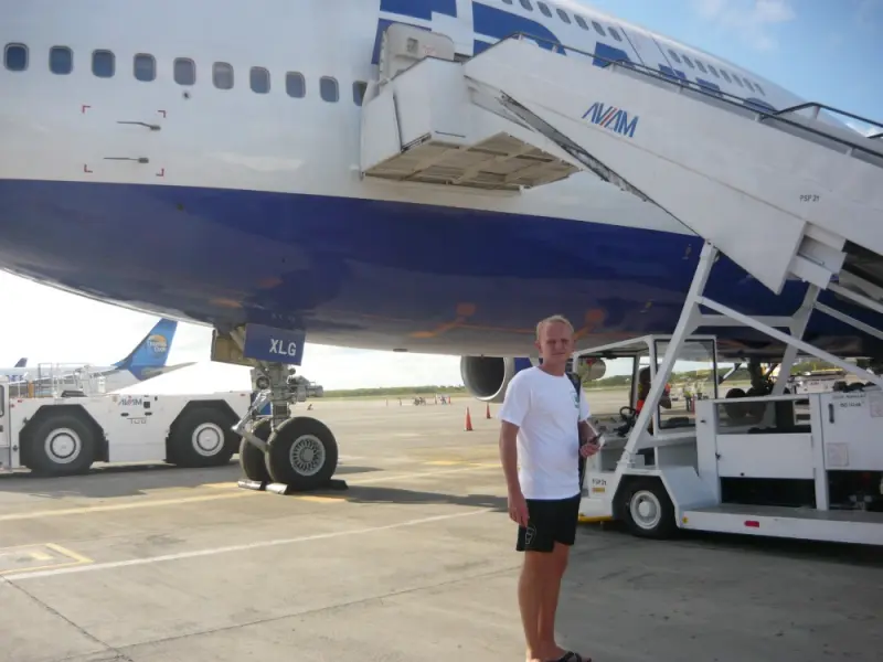 Боинг 747, мощь!