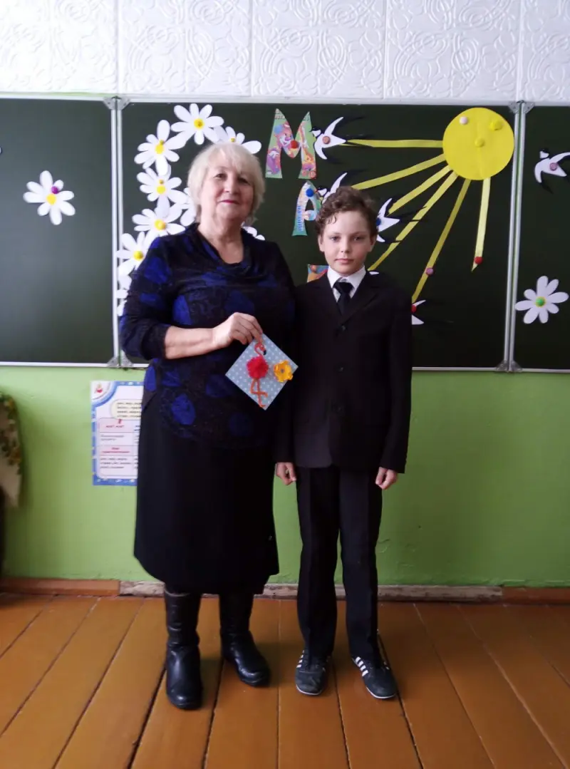 Я с Сашей младшим сыном