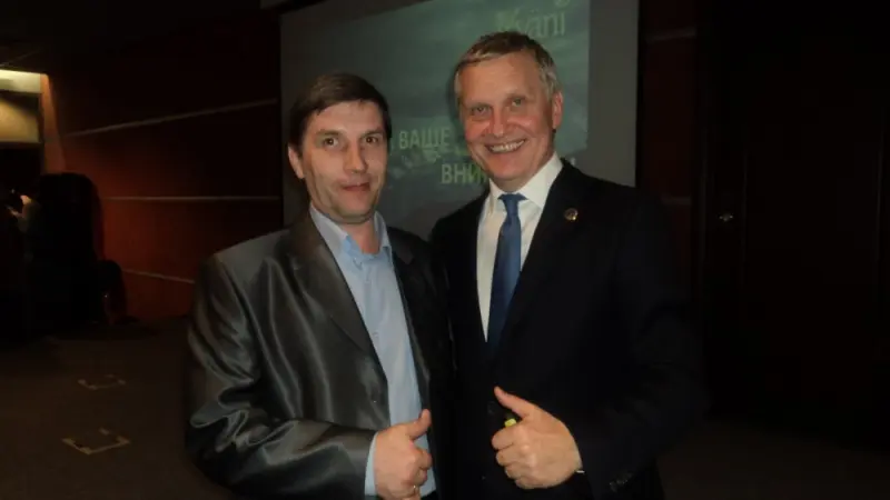 Я И Евгений Подкин, лидер рынка России!