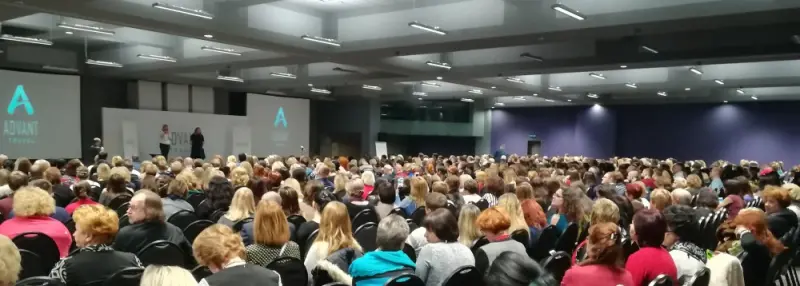 Семинар компании ADVANT в г. Киев. В зале 850 человек.